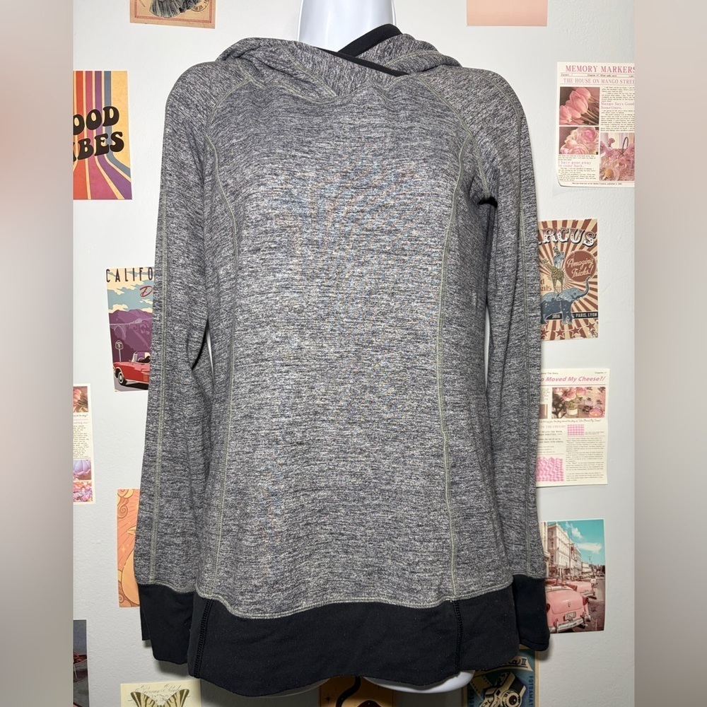 lululemon athletica Gray and Black Hoodie